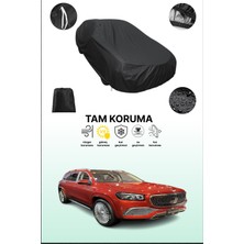 Dokaca Siyah Mercedes Gls Maybach (X167) 2020 - 2021 Uyumlu Araba Brandası, Koruyucu Örtü, Oto Branda