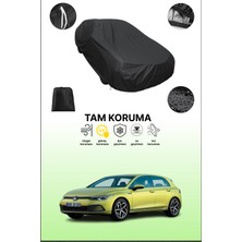 Dokaca Siyah Volkswagen Golf Uyumlu Araba Brandası, Koruyucu Örtü, Oto Branda