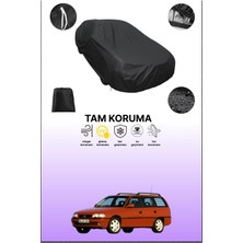 Dokaca Siyah Opel Astra Caravan 1994 - 1998 Uyumlu Araba Brandası, Koruyucu Örtü, Oto Branda