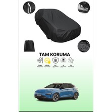 Dokaca Siyah Hyundai Kona Electric 2018 - 2021 Uyumlu Araba Brandası, Koruyucu Örtü, Oto Branda
