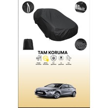 Dokaca Siyah Hyundai I20 Coupe 2015 - 2021 Uyumlu Araba Brandası, Koruyucu Örtü, Oto Branda
