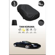 Dokaca Siyah Porsche 911 Car.rera 4s Cabriolet (997) 2005 - 2008 Uyumulu Oto Branda, Araba Brandası