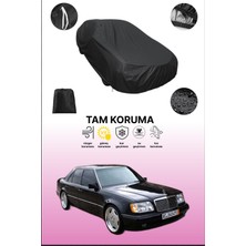 Dokaca Siyah Mercedes-Benz W124 Uyumlu Araba Brandası, Koruyucu Örtü, Oto Branda