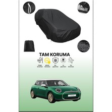 Dokaca Siyah Mini Cooper Electric Uyumlu Araba Brandası, Koruyucu Örtü, Oto Branda