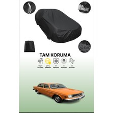 Dokaca Siyah Volvo 144 1967 - 1974 Uyumlu Araba Brandası, Koruyucu Örtü, Oto Branda