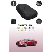 Dokaca Siyah Nissan Tiida Sedan Uyumlu Araba Brandası, Koruyucu Örtü, Oto Branda