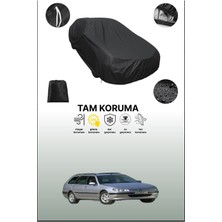Dokaca Siyah Peugeot 406 Break 1996 - 1999 Uyumlu Araba Brandası, Koruyucu Örtü, Oto Branda