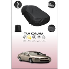 Dokaca Siyah Honda Accord Sedan Us 2002 - 2005 Uyumlu Araba Brandası, Koruyucu Örtü, Oto Branda