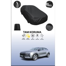 Dokaca Siyah Hyundai Nexo Uyumlu Araba Brandası, Koruyucu Örtü, Oto Branda