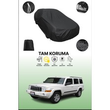 Dokaca Siyah Jeep Commander Uyumlu Araba Brandası, Koruyucu Örtü, Oto Branda