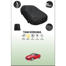 Dokaca Siyah Peugeot 206 cc Uyumlu Araba Brandası, Koruyucu Örtü, Oto Branda