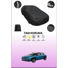 Dokaca Siyah Renault Kiger Uyumlu Araba Brandası, Koruyucu Örtü, Oto Branda