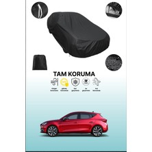 Dokaca Siyah Seat Leon 4 Uyumlu Araba Brandası, Koruyucu Örtü, Oto Branda