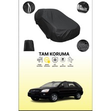 Dokaca Siyah Kia Sportage 2008 - 2010 Uyumlu Araba Brandası, Koruyucu Örtü, Oto Branda
