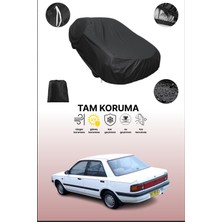 Dokaca Siyah Mazda 323 (Bg) Sedan 1989 - 1991 Uyumlu Araba Brandası, Koruyucu Örtü, Oto Branda