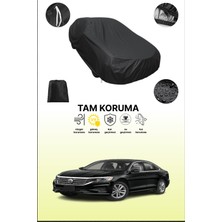 Dokaca Siyah Volkswagen Passat Uyumlu Araba Brandası, Koruyucu Örtü, Oto Branda