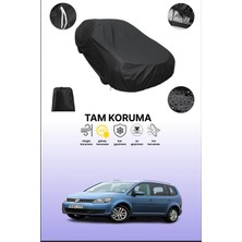 Dokaca Siyah Volkswagen Touran 2010 - 2015 Uyumlu Araba Brandası, Koruyucu Örtü, Oto Branda