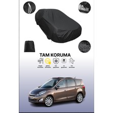 Dokaca Siyah Renault Grand Scenic 2006 - 2009 Uyumlu Araba Brandası, Koruyucu Örtü, Oto Branda