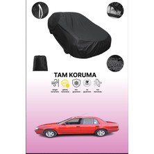 Dokaca Siyah Nissan Sunny 3 Uyumlu Araba Brandası, Koruyucu Örtü, Oto Branda