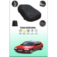 Dokaca Siyah Peugeot 205 3 Kapılı 1984 - 1998 Uyumlu Araba Brandası, Koruyucu Örtü, Oto Branda
