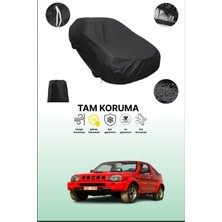 Dokaca Siyah Suzuki Jimny Cabriolet 2005 - 2011 Uyumlu Araba Brandası, Koruyucu Örtü, Oto Branda