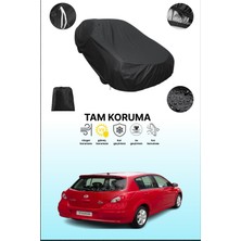 Dokaca Siyah Nissan Tiida Hatchback Uyumlu Araba Brandası, Koruyucu Örtü, Oto Branda