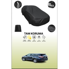 Dokaca Siyah Toyota Kluger 3 Uyumlu Araba Brandası, Koruyucu Örtü, Oto Branda