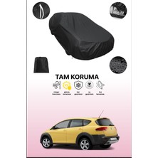Dokaca Siyah Seat Altea Freetrack Uyumlu Araba Brandası, Koruyucu Örtü, Oto Branda