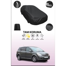 Dokaca Siyah Toyota Corolla Verso 2004 - 2007 Uyumlu Araba Brandası, Koruyucu Örtü, Oto Branda