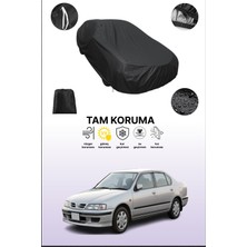 Dokaca Siyah Nissan Primera Sedan 1996 - 1999 Uyumlu Araba Brandası, Koruyucu Örtü, Oto Branda