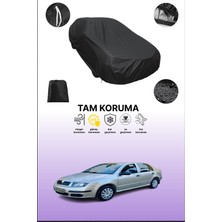 Dokaca Siyah Skoda Fabia Sedan 1 Uyumlu Araba Brandası, Koruyucu Örtü, Oto Branda
