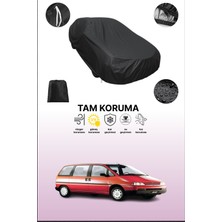 Dokaca Siyah Peugeot 806 1998 - 2002 Uyumlu Araba Brandası, Koruyucu Örtü, Oto Branda