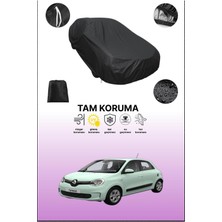 Dokaca Siyah Renault Twingo 3 Uyumlu Araba Brandası, Koruyucu Örtü, Oto Branda