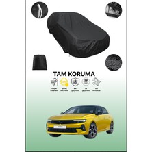 Dokaca Siyah Opel Astra Uyumlu Araba Brandası, Koruyucu Örtü, Oto Branda