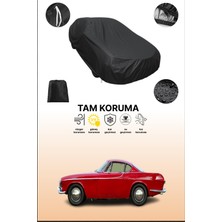 Dokaca Siyah Volvo P1800 1961 - 1973 Uyumlu Araba Brandası, Koruyucu Örtü, Oto Branda