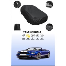 Dokaca Siyah Ford Mustang Shelby GT500 Convertible 2012 - 2021 Uyumulu Oto Branda, Araba Brandası