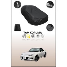 Dokaca Siyah Mazda Roadster Uyumlu Araba Brandası, Koruyucu Örtü, Oto Branda
