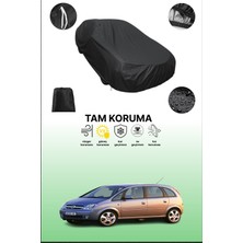 Dokaca Siyah Opel Meriva 2005 - 2009 Uyumlu Araba Brandası, Koruyucu Örtü, Oto Branda