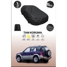 Dokaca Siyah Suzuki Escudo / Grand Vitara 5 Kapılı 1998 - 2005 Uyumulu Oto Branda, Araba Brandası