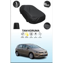 Dokaca Siyah Volkswagen Golf 7 Sportsvan Uyumlu Araba Brandası, Koruyucu Örtü, Oto Branda