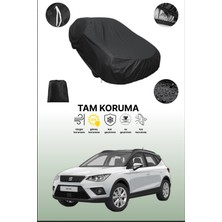 Dokaca Siyah Seat Arona Uyumlu Araba Brandası, Koruyucu Örtü, Oto Branda