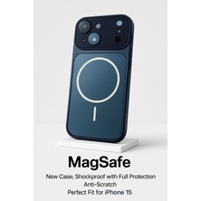 iPhone 15 , Magsafe Kaliteli Kılıf – Yeni Trend, Şok Emici & Tam Koruma, Ag Glass, 5 Renk
