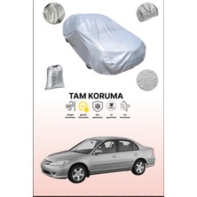 Dokaca Gri Honda Civic 7 Sedan Uyumulu Oto Branda, Araba Brandası, Koruyucu Örtü