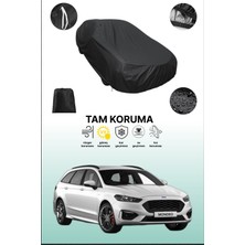 Dokaca Siyah Ford Mondeo Hatchback Uyumlu Araba Brandası, Koruyucu Örtü, Oto Branda