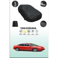 Dokaca Siyah Honda Civic Sedan Si Us 2007 - 2008 Uyumlu Araba Brandası, Koruyucu Örtü, Oto Branda