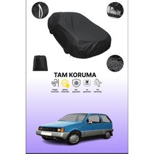 Dokaca Siyah Dacia 500 1985 - 1992 Uyumlu Araba Brandası, Koruyucu Örtü, Oto Branda