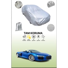 Dokaca Gri Audi R8 V10 Spyder Plus 2017 - 2021 Uyumulu Oto Branda, Araba Brandası, Koruyucu Örtü