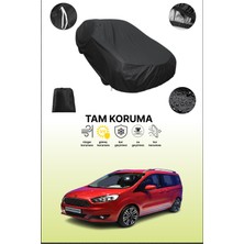 Dokaca Siyah Ford Tourneo Courier 2 Uyumlu Araba Brandası, Koruyucu Örtü, Oto Branda