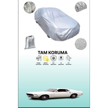 Dokaca Gri Ford Mustang 1969 - 1973 Uyumulu Oto Branda, Araba Brandası, Koruyucu Örtü