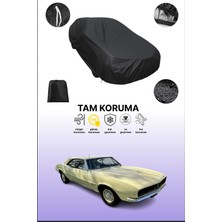 Dokaca Siyah Chevrolet Camaro L-30 1967 - 1969 Uyumlu Araba Brandası, Koruyucu Örtü, Oto Branda